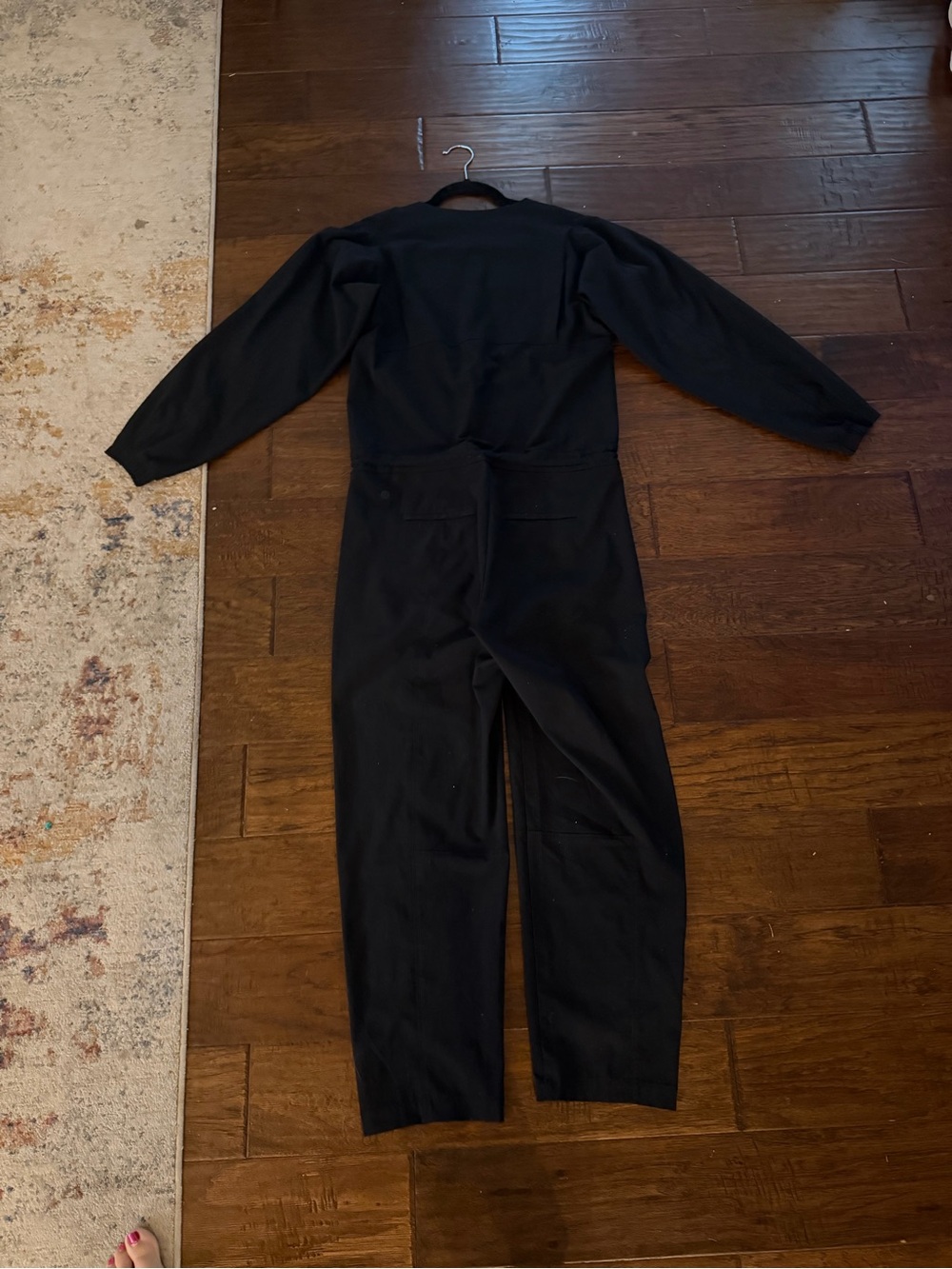 lululemon athletica Black Long-Sleeve Jumpsuit